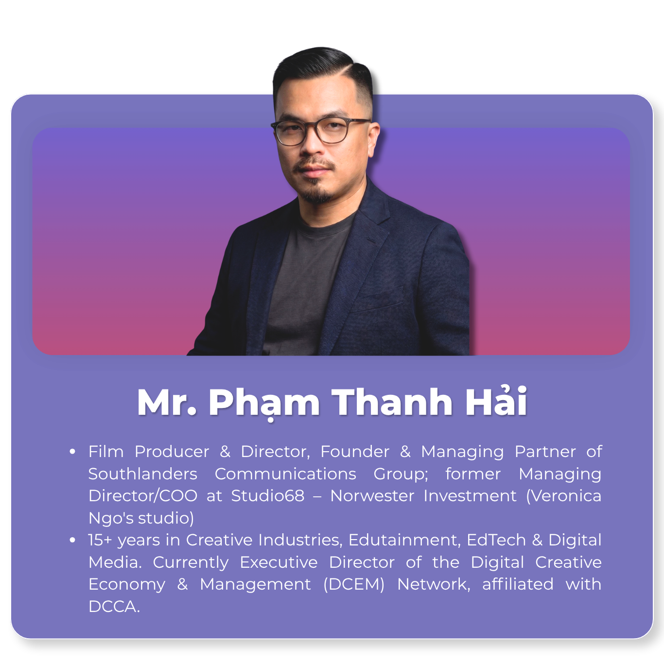 Mr. Phạm Thanh Hải - Board of Mentors